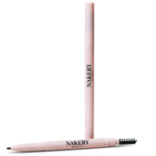 Nakery Universal Eye Brow Pencil Duo - 3-in-1 Eyebrow Pencil with Color-Adapt Technology for Natural & Flawless Brows - Precision Eyebrow Liner I