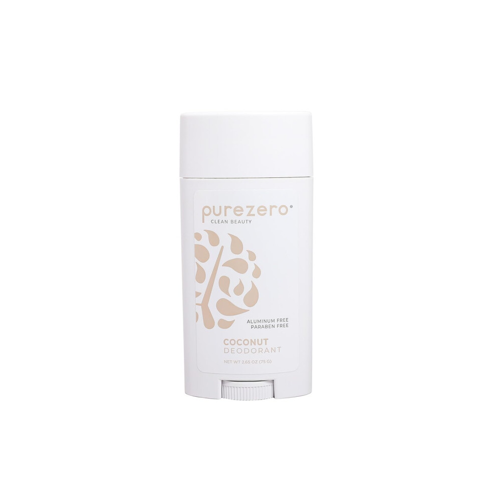 Purezero Deodorant | Coconut | Aluminum & Paraben Free With Baking Soda And 24-Hour Odor Protection | For Women & Men | Infused With Shea Butter & Coc