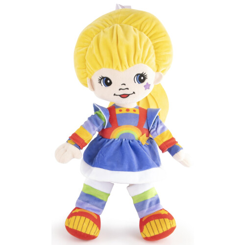 Rainbow Brite Plush Pillow Buddy - Super Soft Stuffed Character Pillow  Polyester Microfiber  17 Inches