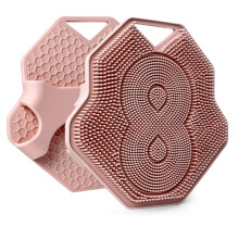 Lintach Silicone Body Scrubber for Women - Gentle Exfoliating Body Scrubber Ergonomic Silicone Shower Scrubbers Reusable Hygienic Skin Friendl