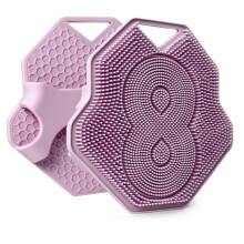 Lintach Silicone Body Scrubber for Women - Gentle Exfoliating Body Scrubber Ergonomic Silicone Shower Scrubbers Reusable Hygienic Skin Friendl