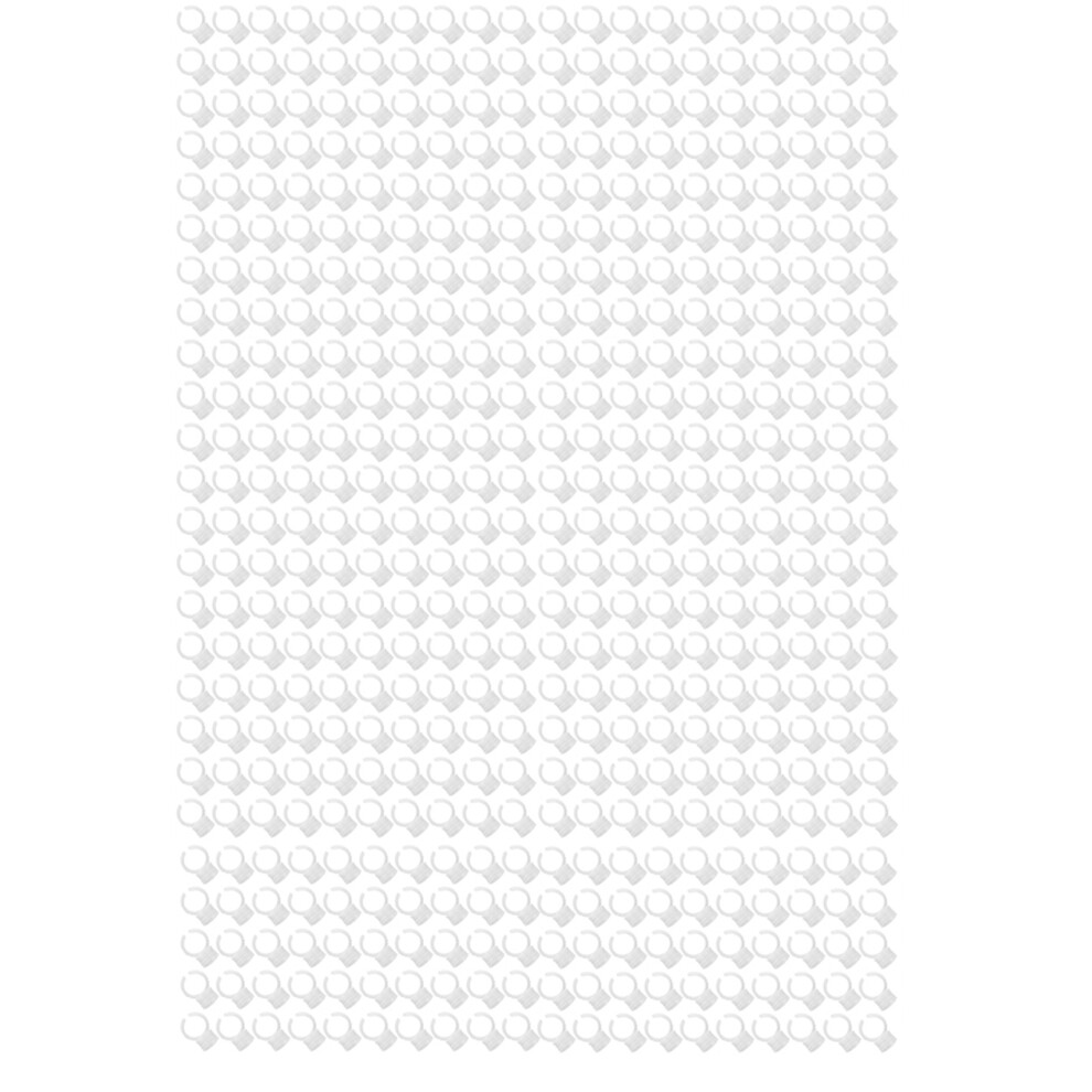 Disposable Eyebrow Tattoo Ink Rings Pigments Holder Container Cup Medium Size (500pcs)