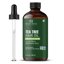 Botanic Hearth Teebauml fr das Haar (2 Fl Oz) | Mit Jojoba- und Traubenkernl | Beruhigt juckende Kopfhaut und bekmpft Schuppen | Nicht gentechnis