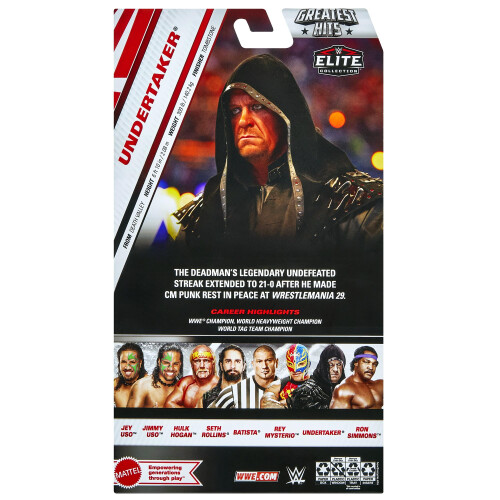 WWE WWE Undertaker Elite Greatest Hits 7 Actiefiguur 2