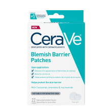 CeraVe Hydrocolloid Blemish Patches, Oil Absorbing Spot Control with Ceramides & Niacinamide, Allergy-Tested
