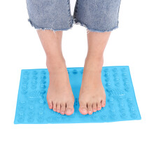 Feet Massage Magnetite Pad Feet Acupressure Reflexology Walk Massage Mat for Womens Blue