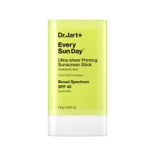 Dr.Jart+ Every Sun Day Invisible Korean Sunscreen Stick SPF 40 | Korean Skincare  0.67 Ounce