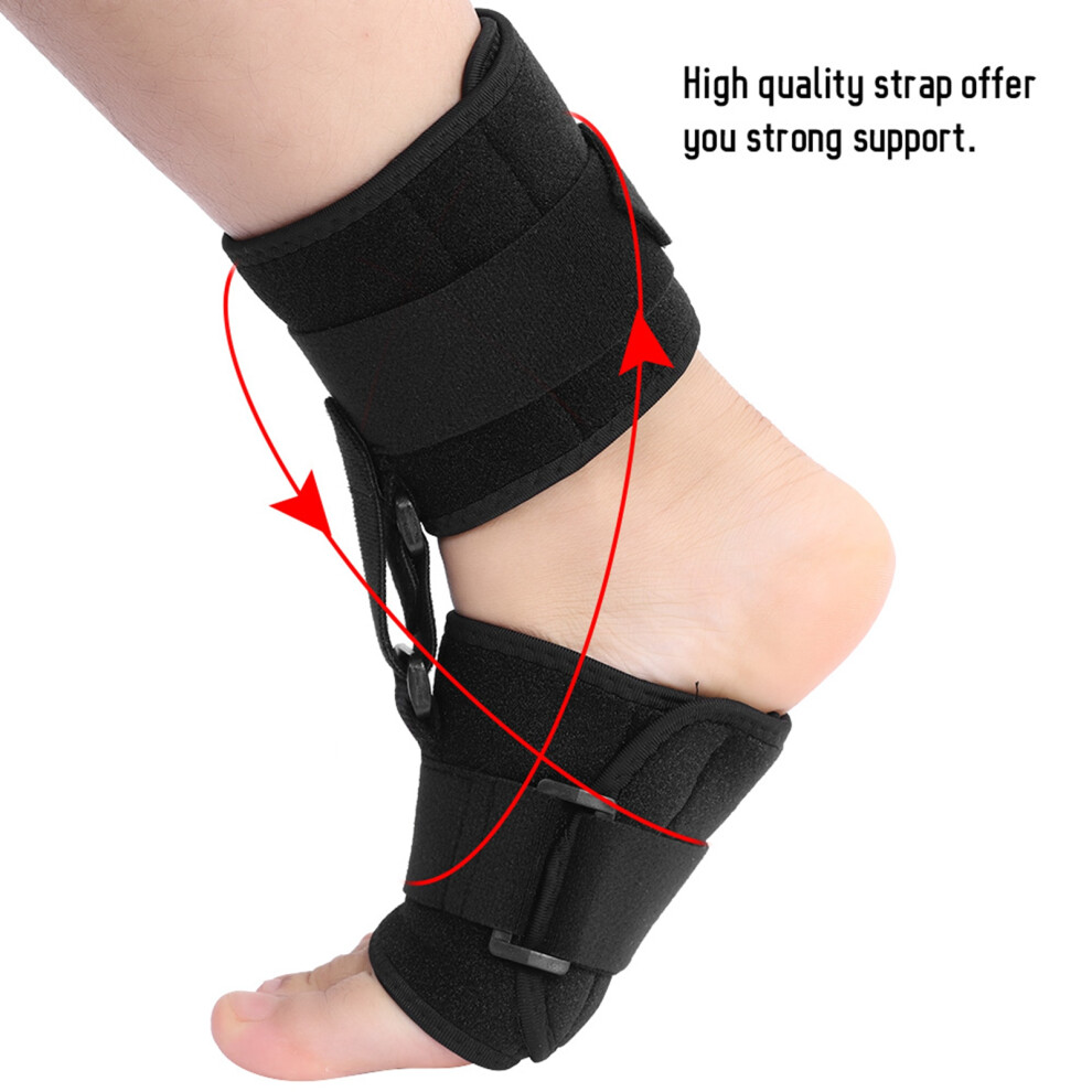 Foot Drop Splint Orthotics Fracture Sprain Injury Support Wrap Ankle Brace