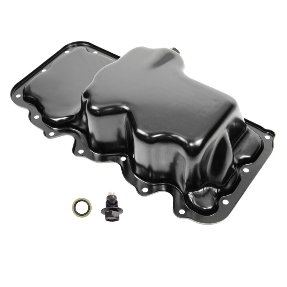 Trq Engine Oil Pan Compatible With 2001-2004 Ford Escape 2000-2004 Focus Mazda Tribute 195591785204