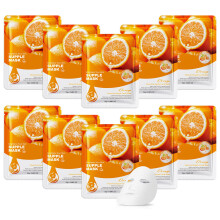 10er-Pack verschiedene Gesichts-Tuchmasken, Hautpflege-Set, feuchtigkeitsspendende Bulk-Tuch-Gesichtsmasken, Hautpflege-Geschenkset fr Frauen und M