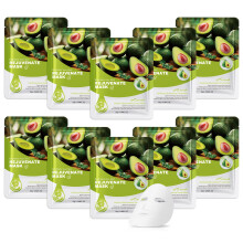 10er-Pack verschiedene Gesichts-Tuchmasken, Hautpflege-Set, feuchtigkeitsspendende Bulk-Tuch-Gesichtsmasken, Hautpflege-Geschenkset fr Frauen und M