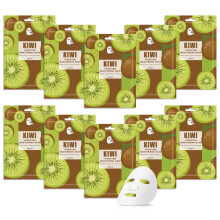 10er-Pack verschiedene Gesichts-Tuchmasken, Hautpflege-Set, feuchtigkeitsspendende Bulk-Tuch-Gesichtsmasken, Hautpflege-Geschenkset fr Frauen und M