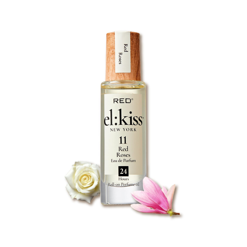 El:Kiss Perfumy W Kulce Red Roses Inspirowane Woda Perfumowana Jo M 12 Ml (0,40 Fl Oz) Nawilzajacy I Dlugotrwaly Bez Alkoholu I Olejw Mineralnyc-image