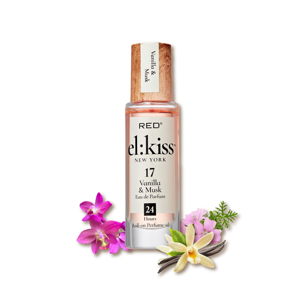 El:kiss Roll On Perfume Vanilla & Musk Inspired By Lattaf. Yara Eau De Parfum 12Ml (.40 Fl Oz) Hydrating & Long-Lasting Alcohol & Mineral Oil