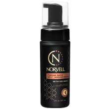 Norvell Tuscan Rapid Self-Tanning Mousse  4 fl. oz.  with Bronzer  Coconut Paradise Scent - Self-Tanner Foam with Natural Sun-Kissed Glow - Anti-