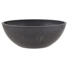 PSW Pot Collection M20DCB 8palcov plast/kmen/drevo kompozitn kvetinc s nzkou miskou  bez odtokovho otvoru (vrtateln) melk vnitrn/vnej kve