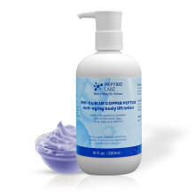 Kupferpeptid und Hyaluronsure Krperlotion Anti-Aging-Hautstraffungs- und Feuchtigkeitsformel, 10 Flssigunzen