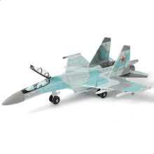 Sebunas 1: 100 Scala SU-35S Fighter Jet Build Build Kit di plastica Millitario Millitario Modello Aircraft Model Aircraft Model con un regalo per adu