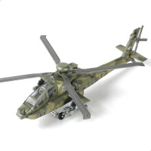 Sebunas 1:72 Scala AH-64 Apache Build Quick Build Model Kit di plastica Assemblea di plastica Modello di elicottero militare Regalo per bambini (25 p