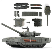 SEBUNAS Escala 1/72 T14 Tanque Militar Modelo de Construo Rpida Veculo Russo T14 Modelo de Construo de Tanque de Batalha Principal Presente