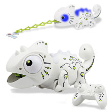 OSQI Interactive Remote Control Cameleon Simulation Touet for Kids - 2,4 GHz RC Reptile avec 5 effets sono