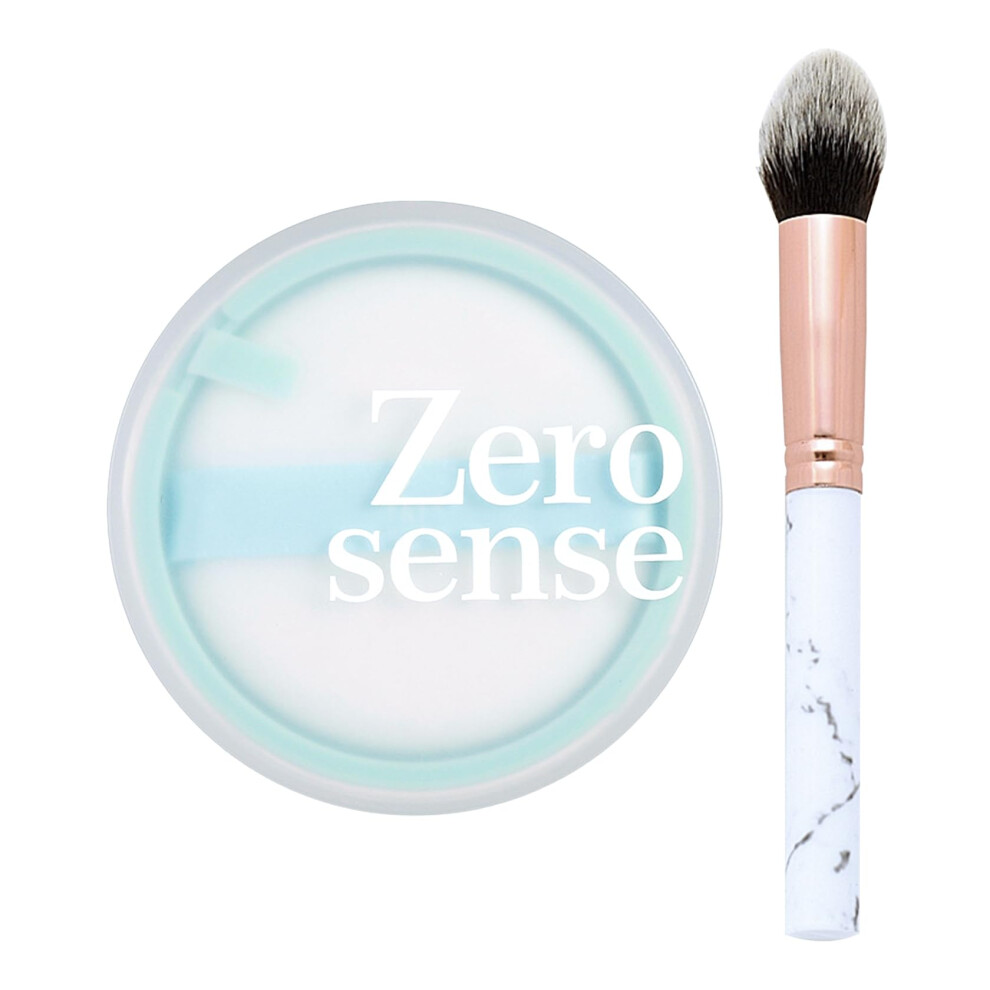 Loose Setting Powder Set with makeup brush Lightweight Long Lasting Oil Control Loose Face Powder Translucent Matte Drying Finishing Setting Powd