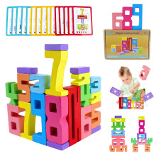 Rytopt Numero in legno Building Building 20pcs Numeri Math Learning Toys 1-10 Building Buildings Competition Concorso giocattolo giocattoli in legno