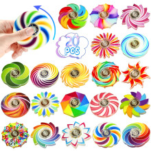 Funny Fidget Spinner Bulk Toys Mini 20 Pack Birthday Gifts Party Favors Goodie Bags Stuffers for Kids Teens Adults Sensory Toys for Boys Girls An