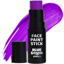 Blue Squid Pro Purple Face Paint Stick -Pintura corporal impermeable para adultos y nios Ojo de color negro Bisbol Softbol Softbol -Hipoalergnico