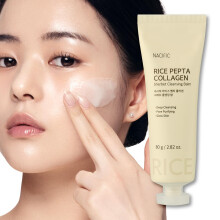 NACIFIC Rice Pepta Collagen Sherbet Reinigungsbalsam 2,82 Unzen. 80 g Make-up-Entferner, koreanische Hautpflege, Tiefenreinigung, Gesichtsreiniger, P