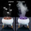 BLOIMP Essential Oil Diffuser 250ML Manet Diffuser Vulkan Diffuser Luftfuktare Dynamisk ljudupptagning Ultraljud Aromaterapi Fjrrkontroll 7-frg 3