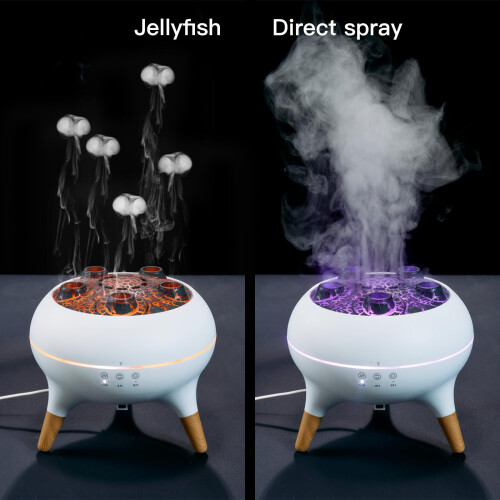 BLOIMP Essential Oil Diffuser 250ML Manet Diffuser Vulkan Diffuser Luftfuktare Dynamisk ljudupptagning Ultraljud Aromaterapi Fjrrkontroll 7-frg 2