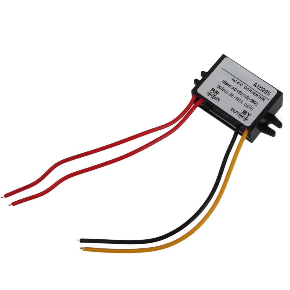 Ac 10Â28V To Dc 12V Buck Converter Ac Dc Step Down Power Supply Module (5A) 8451324624731