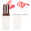 10pcs Square Shape White Four Leaf Clover DIY Empty Lipstick Tube Lipstick Making Tools 10