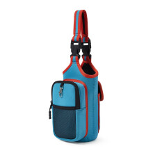 VAKAER Magnetic Gym Bag Water Bottle Carrier Holder with Phone Pocket & Adjustable Strap 10 Ultra-Strong Magnets Stick to Fitness equipment Wor