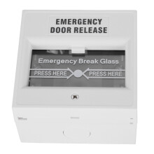 Emergency Door Release Fire Alarm Security Glass Break Alarm Button White
