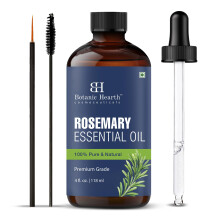 therisches Rosmarinl von Botanic Hearth | 100 % reine und natrliche Premium-Qualitt | 4 fl oz (118 ml) | Fr Haare, Kopfhaut, Haut, Augenbrauen u