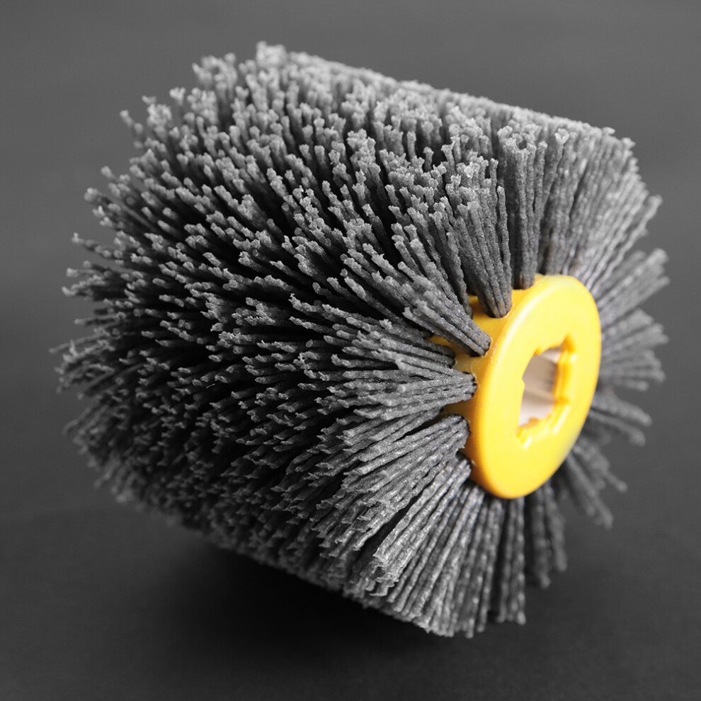 Wire Drawing Wheel Brush Burnishing Polishing Wheel Grit #240 9351324625402