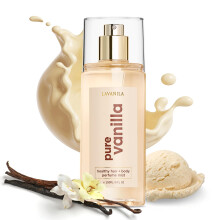 Lavanila Pure Vanilla Gesundes Haar + K   rperparf   mnebel 5 Fl Oz - S      er und warmer Duftspray mit Jojoba   l Madagaskar-Vanille