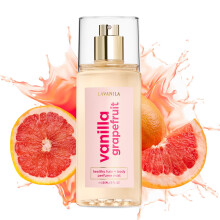 Lavanila Vanilj Grapefrukt Hlsosamt hr + Body Parfum Mist 5 Fl Oz - Ljus & upplyftande doftspray Formulerad med Jojobaolja Madagaskar Vanilj Ce