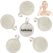 haikuluo Prrodn lufa Exfoliating Face Scrubber Sprchov lufa Facial Scrubber exfoliacn poltrky pro eny a mue vyroben z biologicky odbourateln