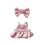 Conjunto de roupas de boneca de 17 cm (sem boneca) Conjunto de roupa de vestido de 2 peas para terno de 6,7 polegadas, chapu chique de luxo e a 4