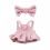 Conjunto de roupas de boneca de 17 cm (sem boneca) Conjunto de roupa de vestido de 2 peas para terno de 6,7 polegadas, chapu chique de luxo e a 2