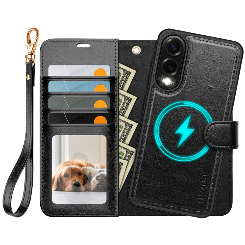 Ocase For Samsung Galaxy S25 Edge Detachable Wallet Case With Card Holder [2 In 1] Pu Leather Flip Folio Case With Rfid Blocking Stand Wrist Str 751242477968
