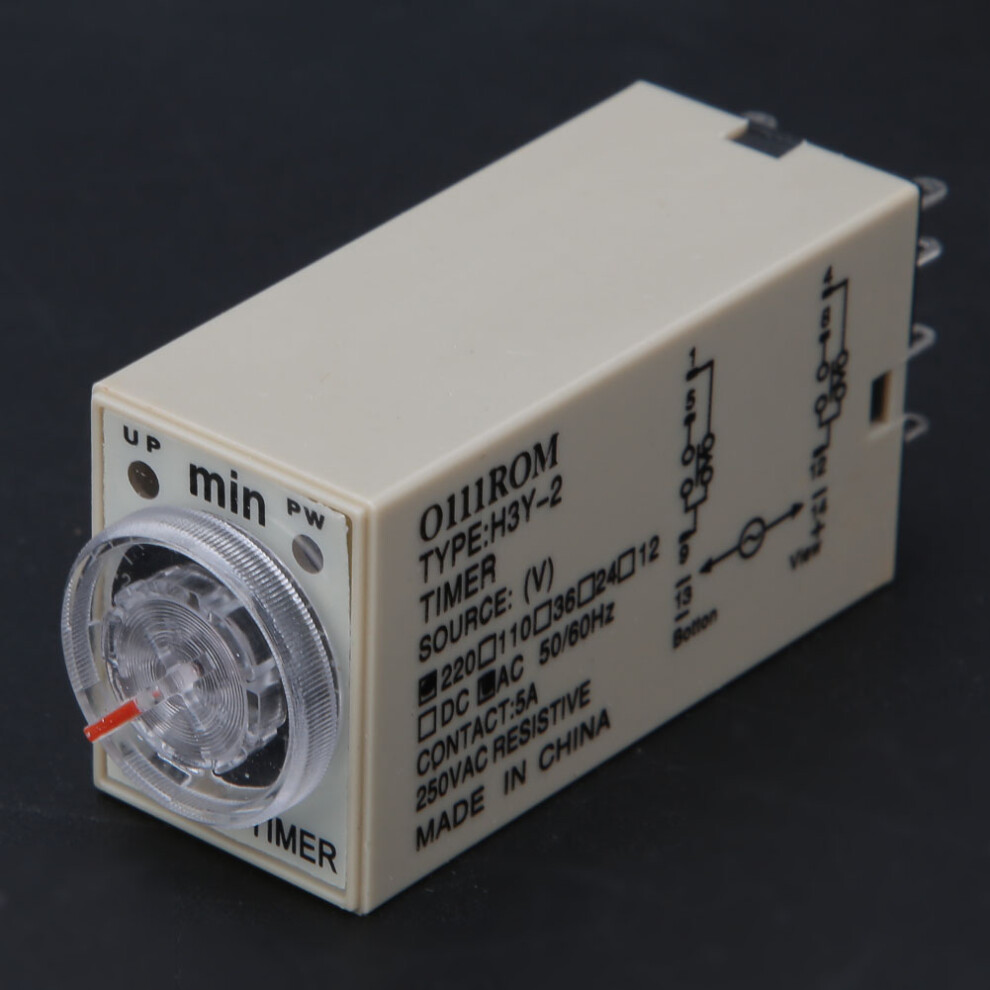 Time Relay H3y-2 8 Pins High Accuracy Home Appliances Electrical Supplies 0-10 Minutes220vac 4121324626731