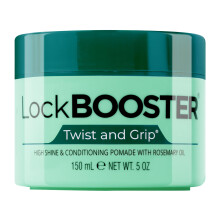 Style Factor Lock BOOSTER Twist & Grip Braid Gel (5 onas) com leo de alecrim - Gel de trana de cabelo sem flocos e sem frizz de fixao forte