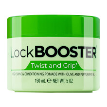 Gel de trana Style Factor Lock BOOSTER Twist & Grip (5 onas) com leo de oliva e hortel-pimenta - Gel de trana de cabelo sem frizz e de fixa