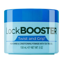 Gel de trana Style Factor Lock BOOSTER Twist & Grip (5 onas) com leo de tea tree - Gel de trana de cabelo sem frizz e de fixao forte, para