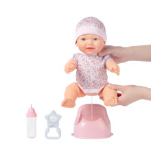 Mother Love Dolls 15 Pollici, Bambola Interattiva Potty Time con Giocattolo da Alimentazione, per Bambini 3+ Anni