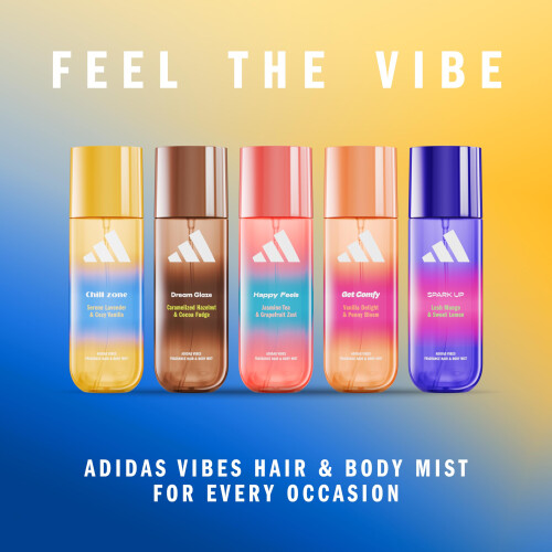 Adidas ADIDAS VIBES MAN CHILL ZONE Bruma perfumada para cabelo e corpo 236 ml 2